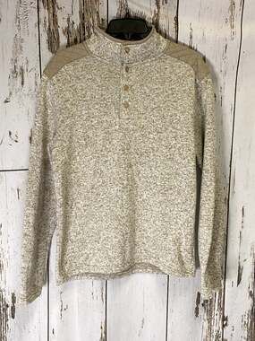 Goodfellow & Co Pullover Cream And Tan Sweater